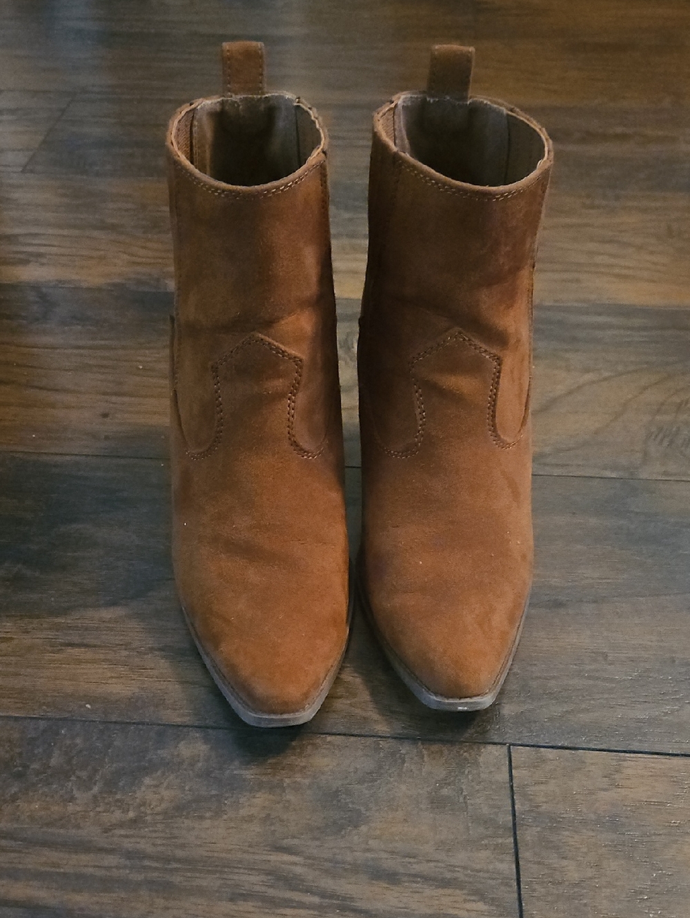 Women's Brown Suede Ankle Boots